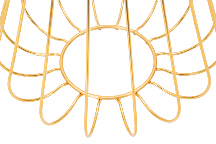 Masuta Lale, Fier/Sticla, Multicolor, 52x48 cm [4]