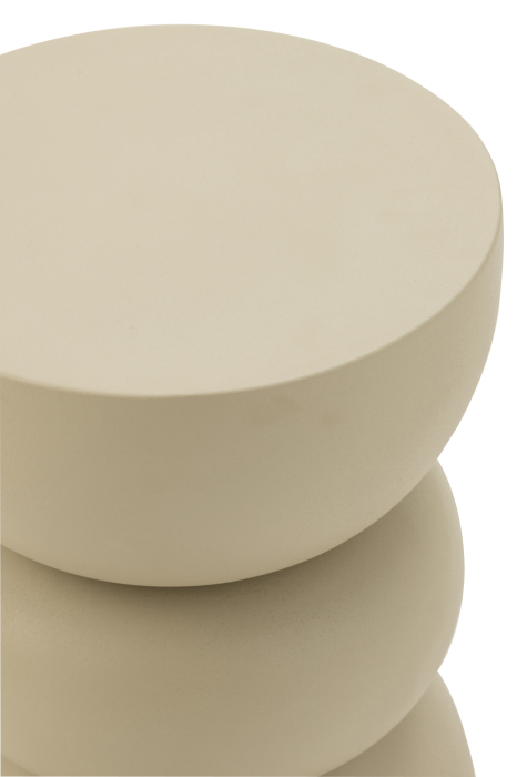 Masuta laterala/taburet, Lise, ivoire, 32x43.5 [5]