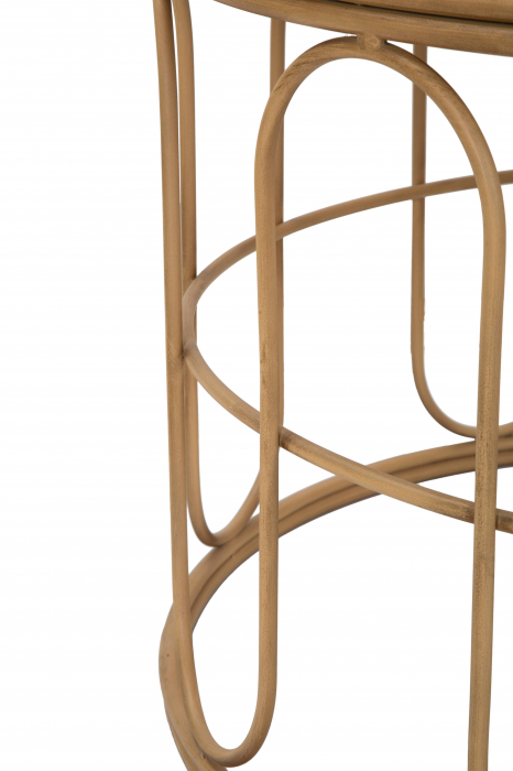 Masuta Samui, Fier/Rattan, Natural, 50x80x80 cm [3]