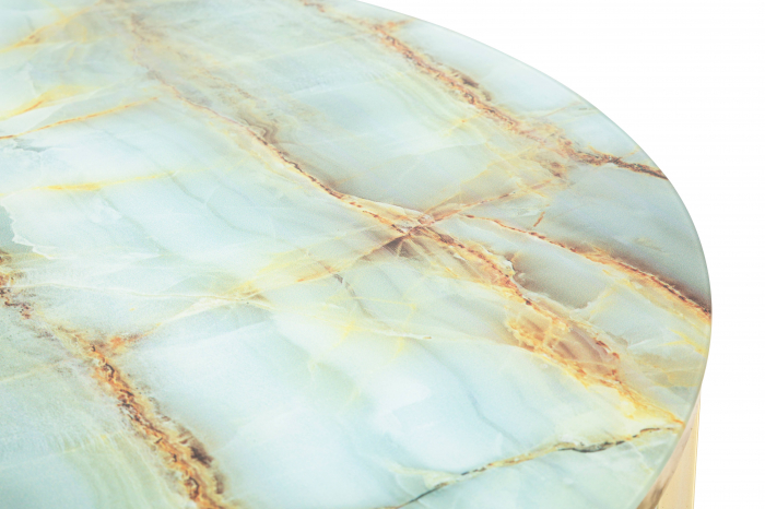 Masuta Sepa, Fier/Sticla, Multicolor, 48x75x75 cm [3]