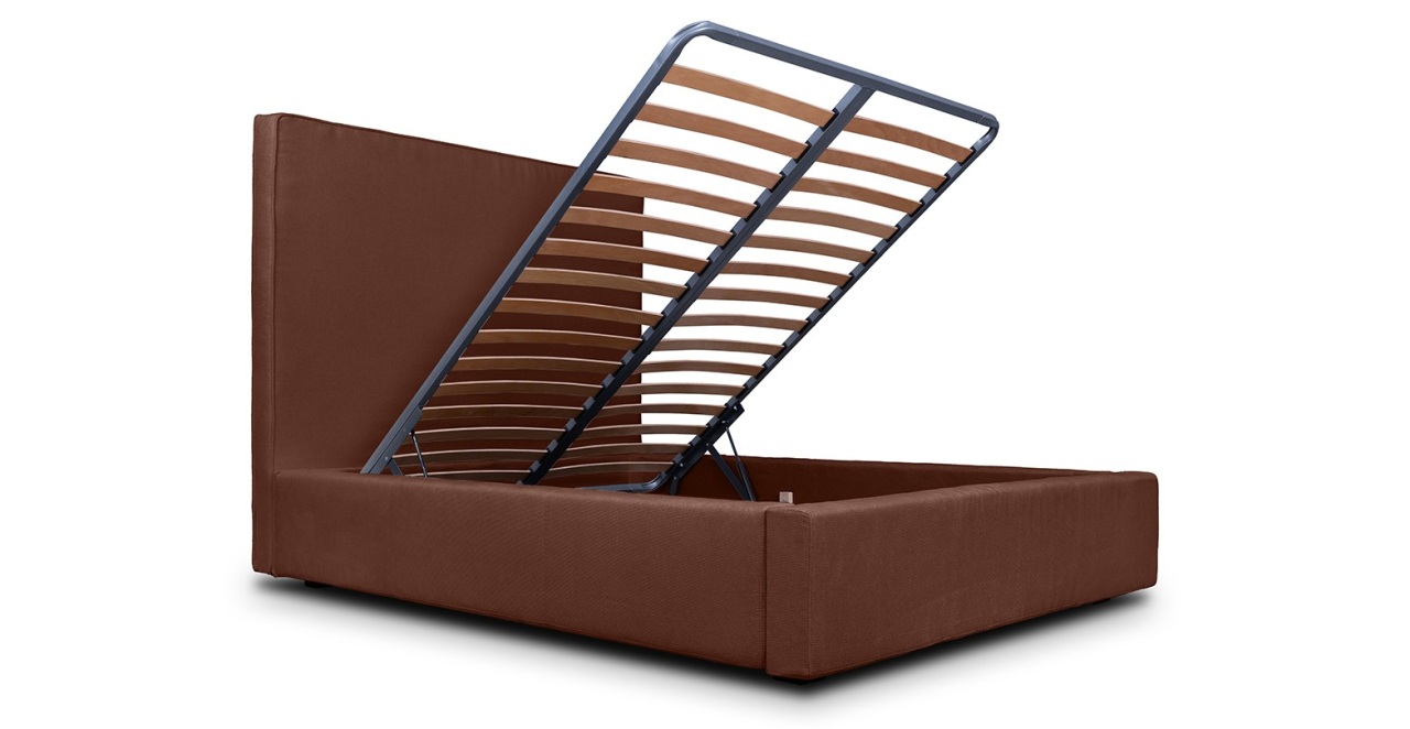 Merlin pat cu somiera rabatabila si tetiera Ellie 140*200 [2]