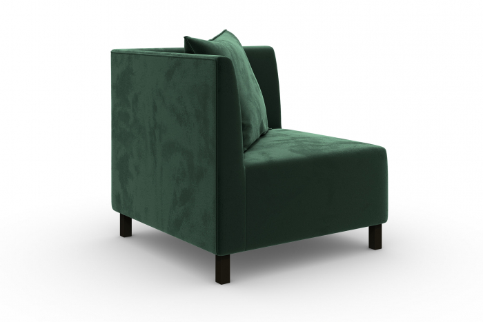 Modul de colt Tina, Verde inchis, 88x82x88 cm [4]