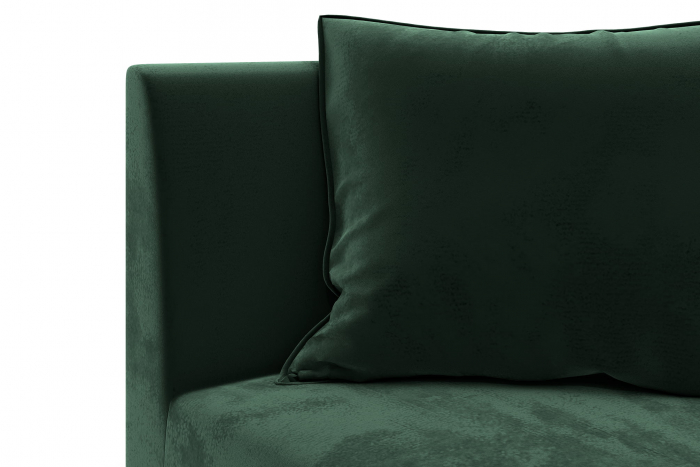 Modul de colt Tina, Verde inchis, 88x82x88 cm [5]