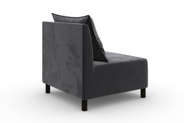 Modul de mijloc Tina, Gri inchis, 105x82x88 cm [4]