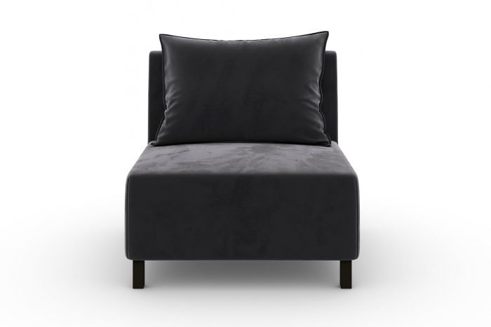 Modul de mijloc Tina, Gri inchis, 105x82x88 cm [2]