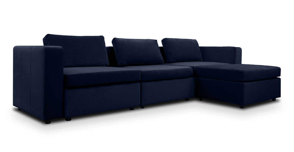 Module canapea fixa de 3 locuri L [2]