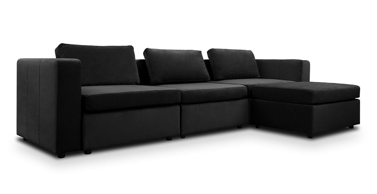 Module canapea fixa de 3 locuri L [2]