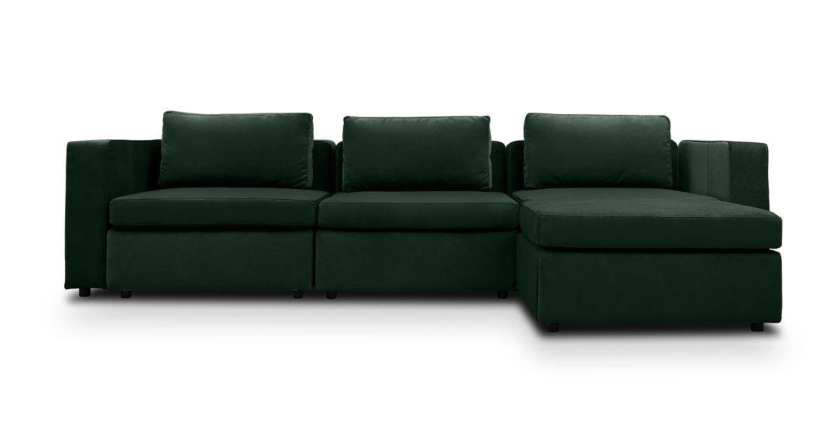 Module canapea fixa de 3 locuri L [2]