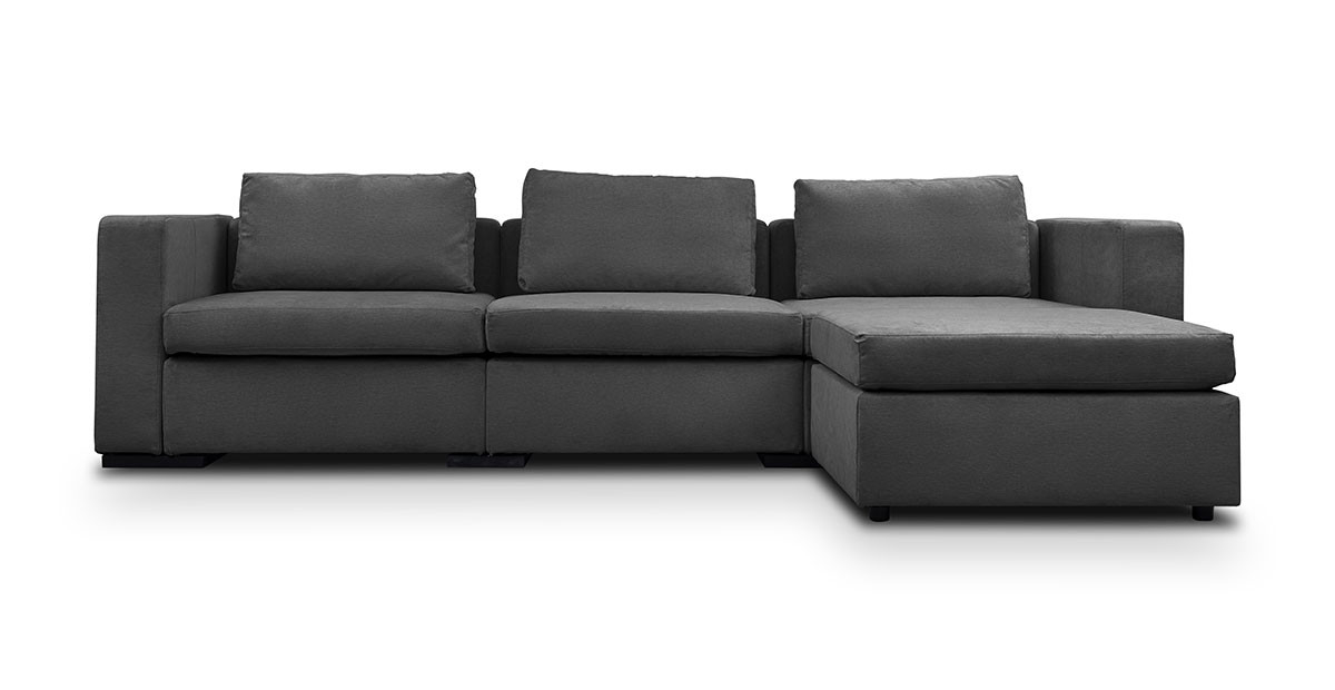 Module canapea fixa de 3 locuri L [2]