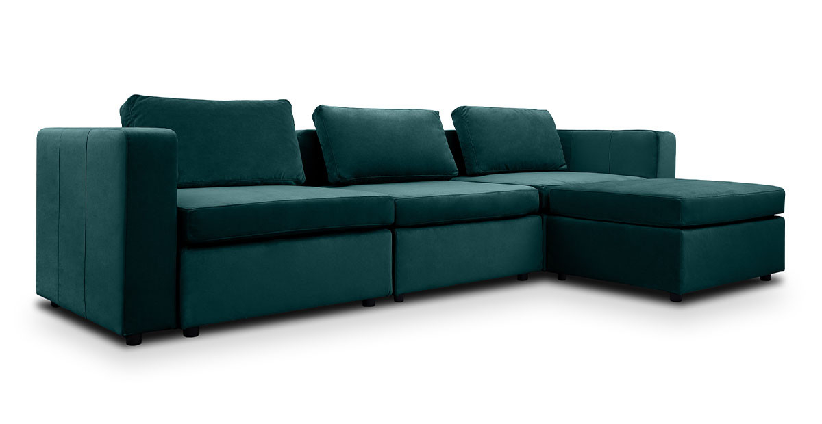 Module canapea fixa de 3 locuri L [2]