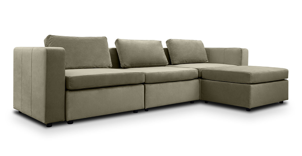 Module canapea fixa de 3 locuri L [2]