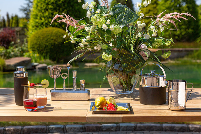 NASSAU, Set accesorii bar, otel inoxidabil, ciocanit (baza cu sita, lingura, deschizator de sticle, pistil, masura bar) [2]