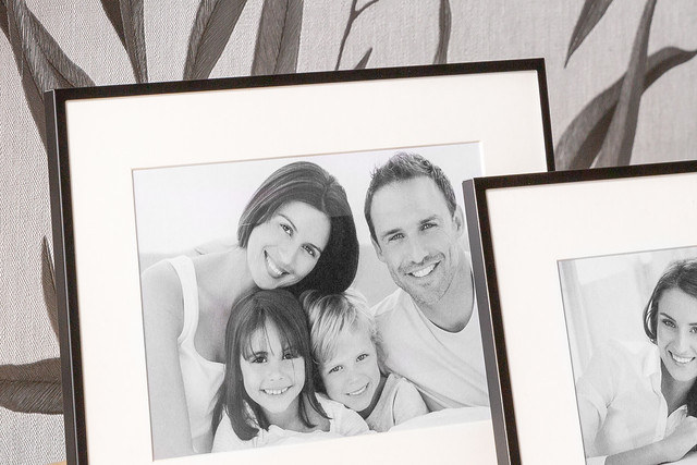 NIGRA, Rama foto, aluminiu, negru, pentru dimensiunea imaginii 10x10 cm [6]