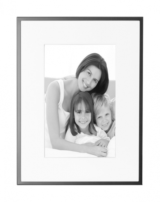 NIGRA, Rama foto, aluminiu, negru, pentru dimensiunea imaginii 10x15 cm [2]