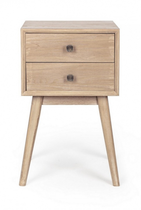 Noptiera Alannis, Lemn, Maro, 40x30x66 cm [3]