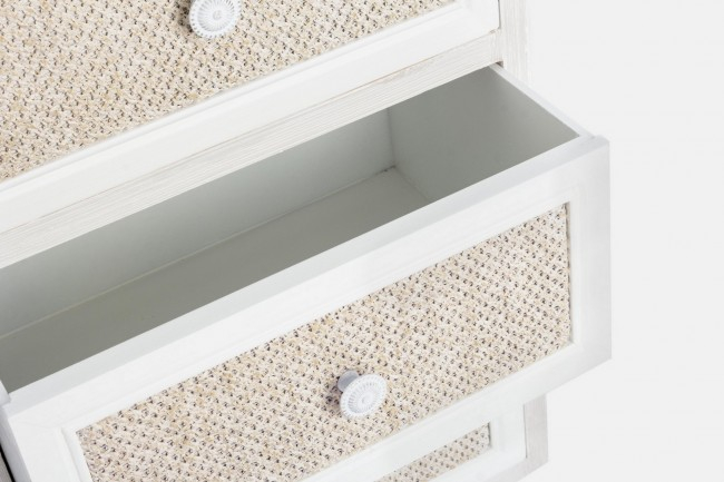 Noptiera Montiel, Lemn, Alb, 38x30.5x72.5 cm [3]