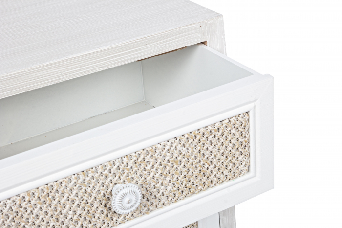 Noptiera Montiel, MDF, Alb/Maro, 37x31.5x56 cm [2]