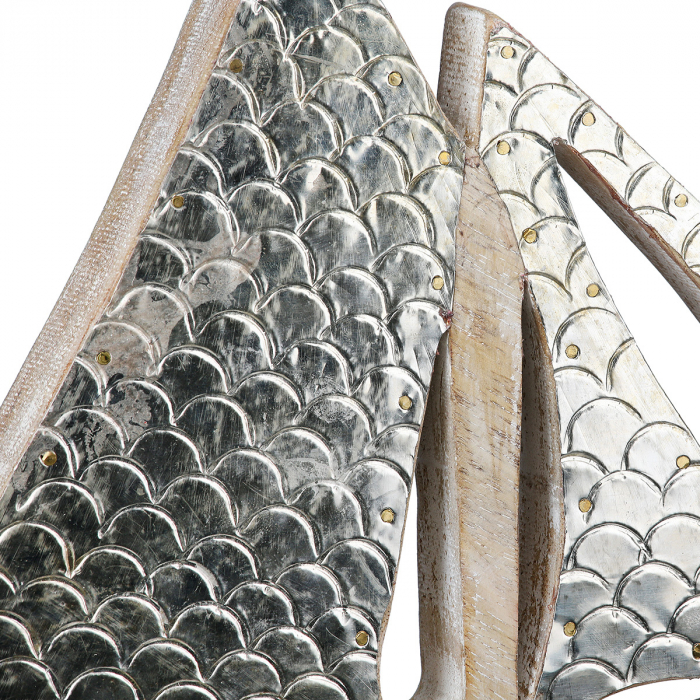 Obiect de decor, Barcă, Beach, Lemn de mango, ecru, PU 4, L. 3 cm, L. 25 cm, H. 20 cm [3]