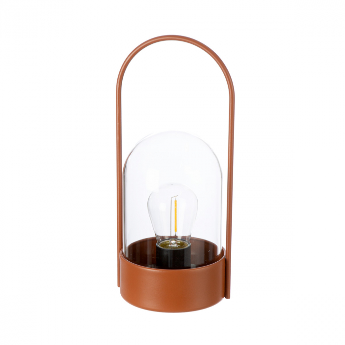 Obiect decorativ (LED), Curve, Metal, maro, gri, PU 4, 2 buc. asortate, L. 9,5 cm, L. 10,5 cm, H. 23,5 cm [2]