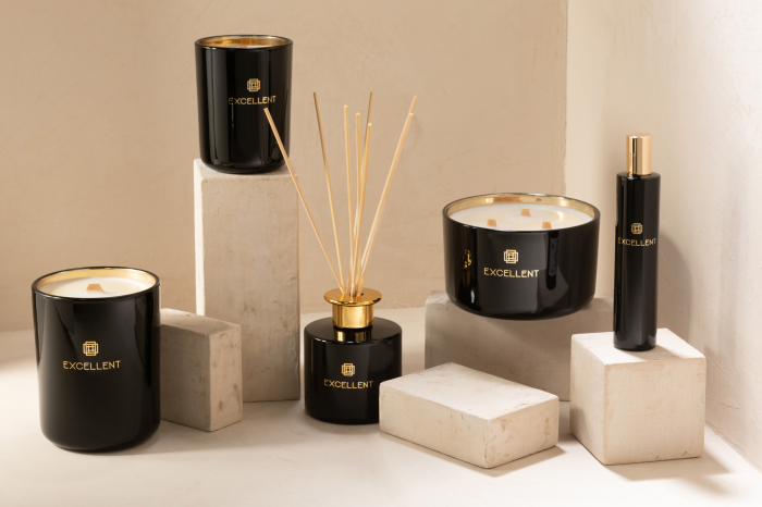 Odorizant, Sticla, Negru, 3x3x16 cm [5]