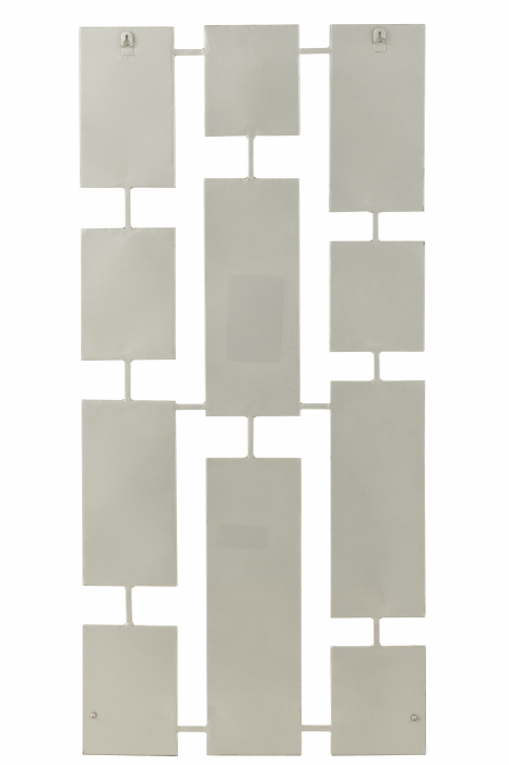 Oglinda 11 Parts, Metal, Argintiu, 47x1x100 cm [2]
