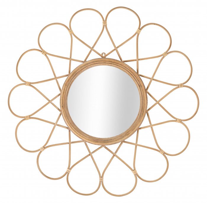 Oglinda ALMERIA, Maro, Oglinda/Lemn/Fier, 65.5x65.5x3 cm [5]