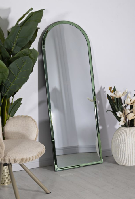 Oglinda de perete Baku verde 55x2x150 cm (dimensiunea oglinzii 49x144 cm) [7]