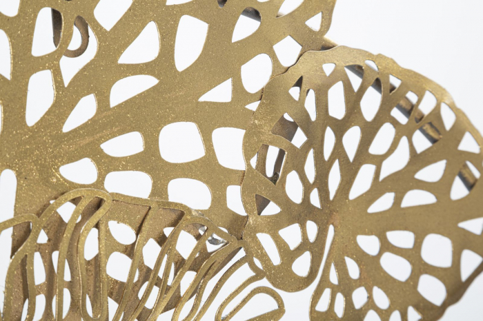 Oglinda de perete Bunga, fier/oglinda/MDF, 72X5.5X74 cm [6]