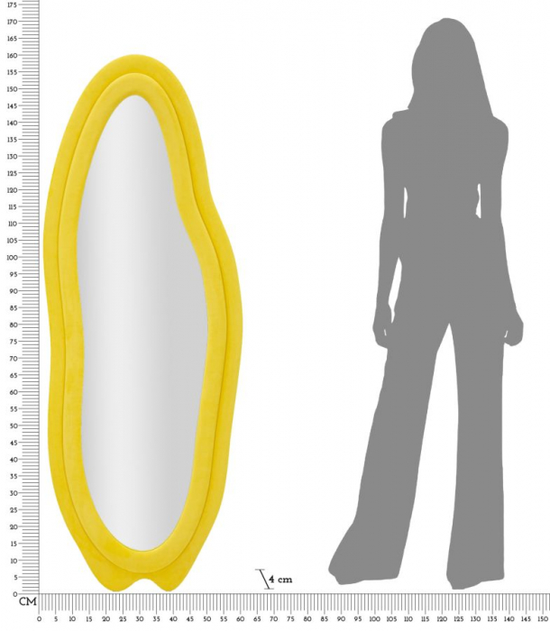 Oglinda de perete, CHANEL, galbena 60x4x160 cm [8]