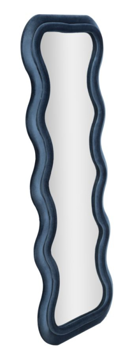 Oglinda de perete Emily albastra 60x6x160 cm (dimensiunea oglinzii 42x144 cm) [2]
