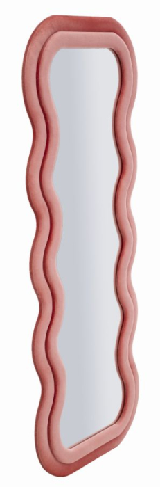 Oglinda de perete Emily roz 60x6x160 cm (dimensiunea oglinzii 42x144 cm) [2]