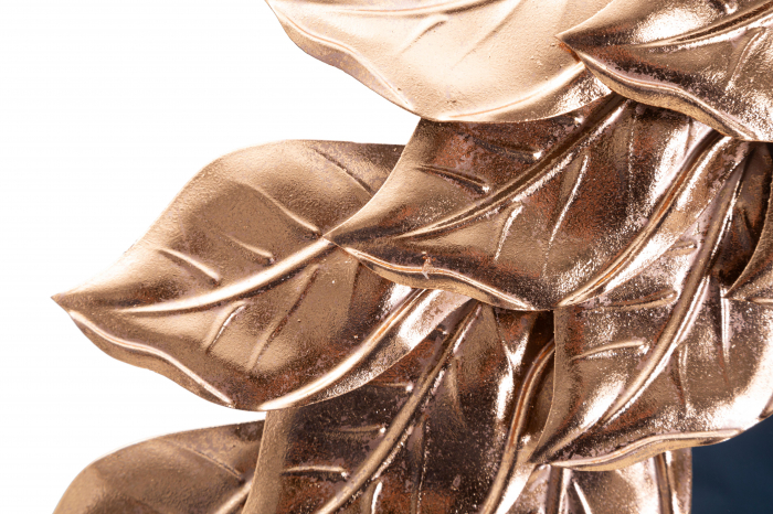 Oglinda de perete Glam Petal Rame, Fier/Oglinda/MDF, Aramiu, 73x73x5 cm [4]