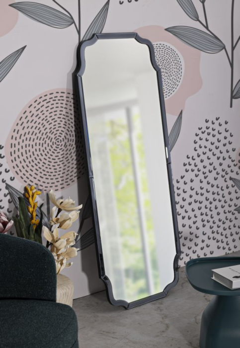 Oglinda de perete Istanbul, gri, 60x2x150 cm (dimensiunea oglinzii 54x143,5 cm) [7]