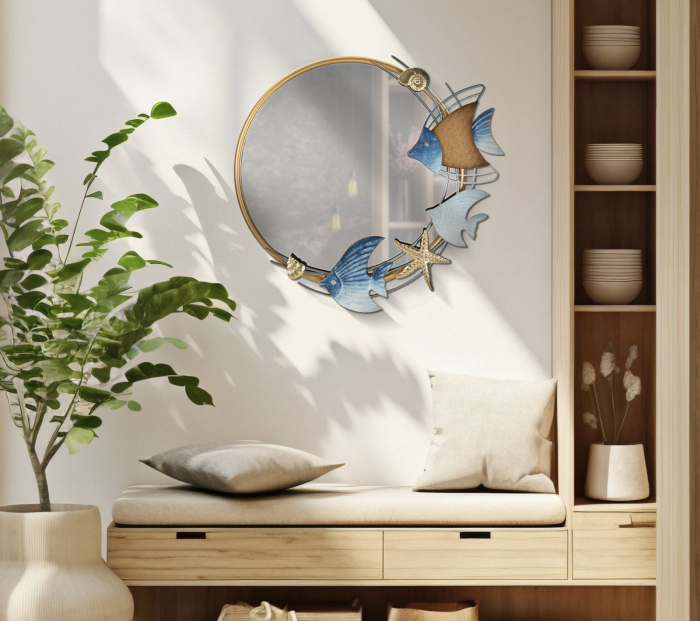 Oglinda de perete, MARINE 68x5x67 cm [6]