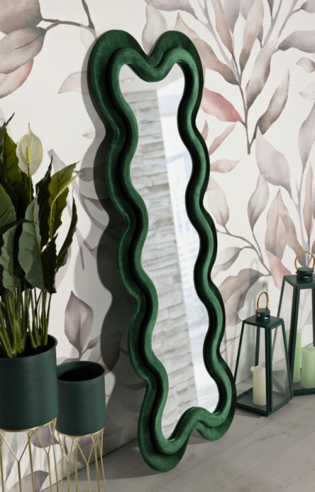 Oglinda de perete, MONICA verde 58x4x160 cm [8]