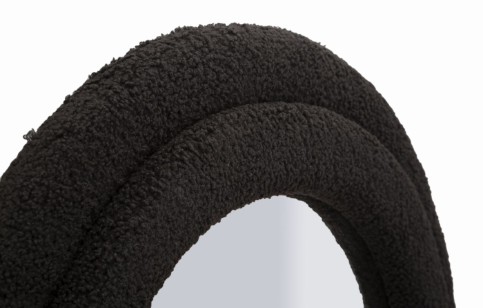 Oglinda de perete neagra, Teddy 60x4x160 cm (dimensiunea oglinzii 39x137 cm) [3]