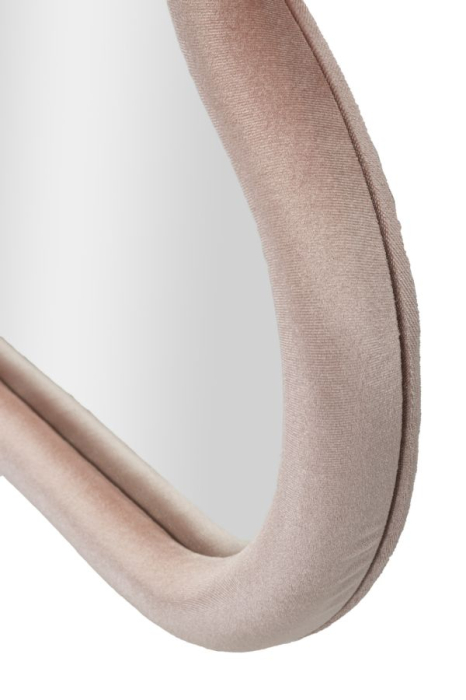 Oglinda de perete Nor, roz catifea 90x4x60 cm (dimensiunea oglinzii 82x52 cm) [3]