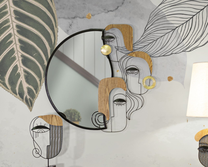 Oglinda de perete Picasso 83x5x80 cm (dimensiunea oglinzii 48,5x72 cm) [5]