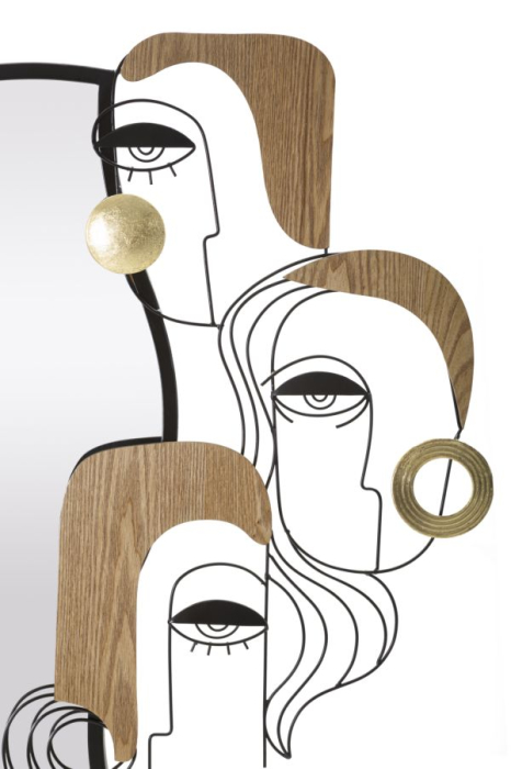 Oglinda de perete Picasso 83x5x80 cm (dimensiunea oglinzii 48,5x72 cm) [2]