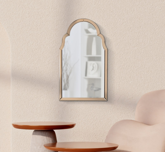 Oglinda de perete roz Tangier 47x1x80 cm (dimensiunea oglinzii 41x74 cm) [5]