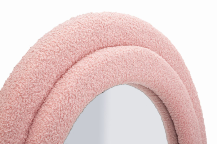 Oglinda de perete roz, Teddy 60x4x160 cm (dimensiunea oglinzii 39x137 cm) [3]