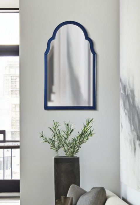 Oglinda de perete Tangier albastra 47x1x80 cm (dimensiunea oglinzii 41x74 cm) [7]