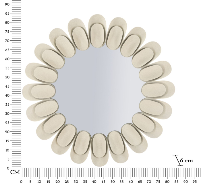 Oglinda dubla de perete Dune cm ø 85x6 (dimensiunea oglinzii cm ø 50) [7]