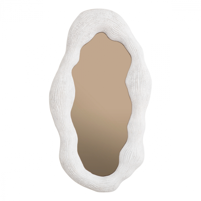 Oglindă, Genta L finisaj alb, Dims: L. 123 | W. 71 | D. 6 (CM) [3]