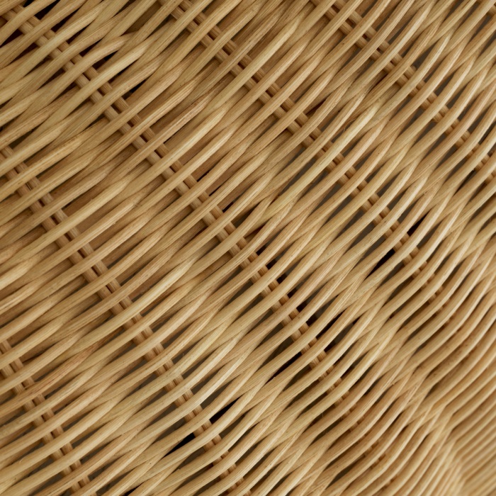 Oglindă, Idora ratan natur, Dims: Ø 120 | D. 7  (CM) [6]