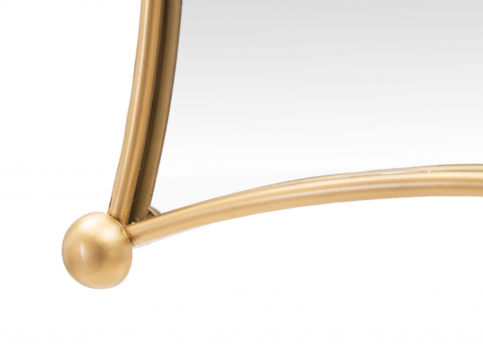 Oglinda Jalo, Fier/MDF/Oglinda, Auriu, 68x68x3.5 cm [3]