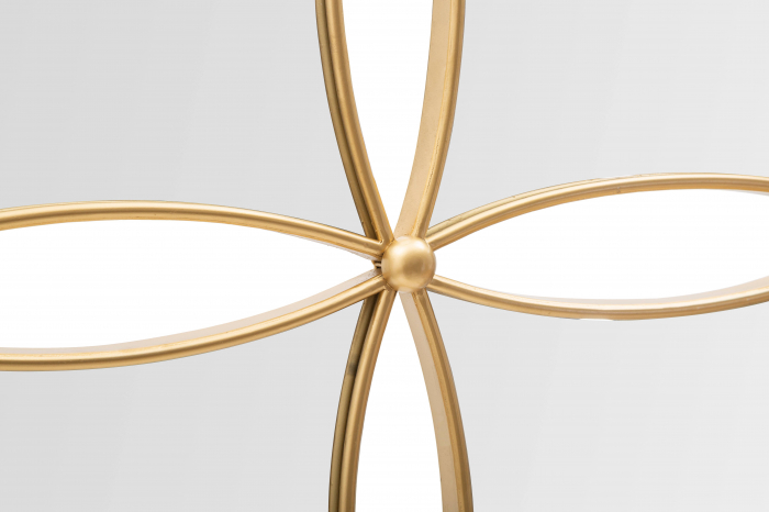 Oglinda Jalo, Fier/MDF/Oglinda, Auriu, 68x68x3.5 cm [4]