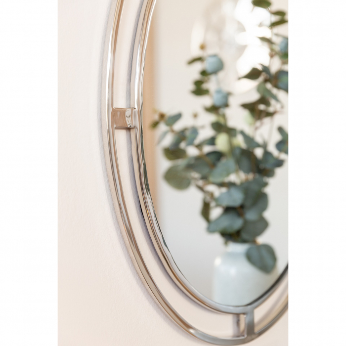 JUSTINE, Oglinda, oţel inoxidabil,60x45 cm [2]