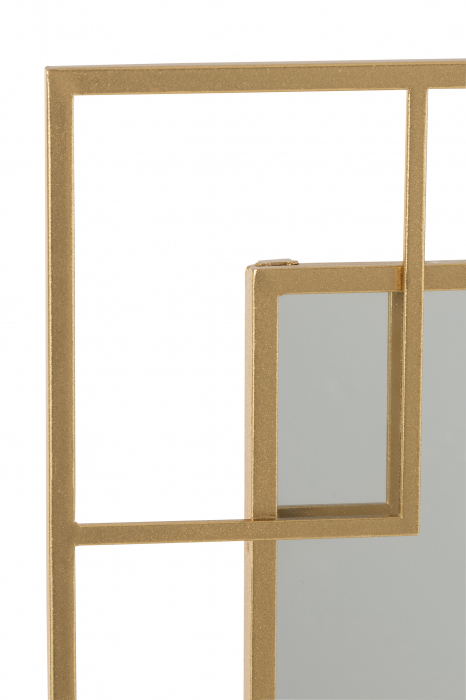 Oglinda Lines, Metal, Auriu, 60x3x120 cm [2]