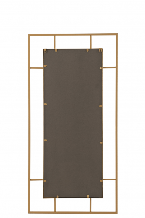 Oglinda Lines, Metal, Auriu, 60x3x120 cm [3]